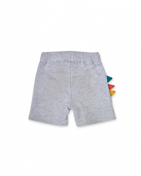 Bermuda peluche gris pour garçon Juicy Bermuda peluche gris pour garçon Juicy