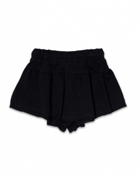 Short en maille noir fille Juicy Short en maille noir fille Juicy