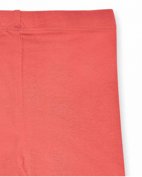 Legging cycliste en maille rouge pour fille Juicy Legging cycliste en maille rouge pour fille Juicy