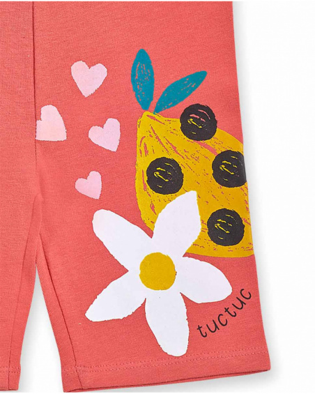 Legging cycliste en maille rouge pour fille Juicy Legging cycliste en maille rouge pour fille Juicy