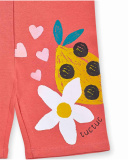 Legging cycliste en maille rouge pour fille Juicy Legging cycliste en maille rouge pour fille Juicy