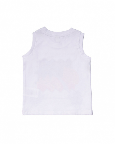 Débardeur blanc en maille pour garçon Juicy Débardeur blanc en maille pour garçon Juicy