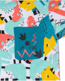 T-shirt en jersey imprimé dinosaures pour garçon Juicy T-shirt en jersey imprimé dinosaures pour garçon Juicy