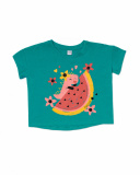 T-shirt vert en maille pour fille Juicy T-shirt vert en maille pour fille Juicy
