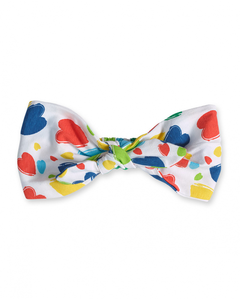 Bandeau en tricot blanc pour fille Holidays