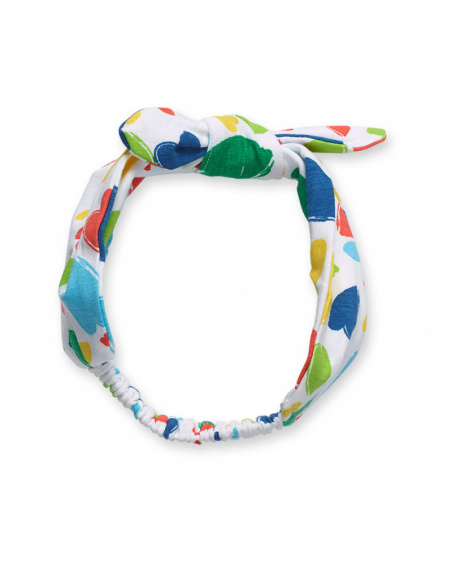 Bandeau en tricot blanc pour fille Holidays Bandeau en tricot blanc pour fille Holidays
