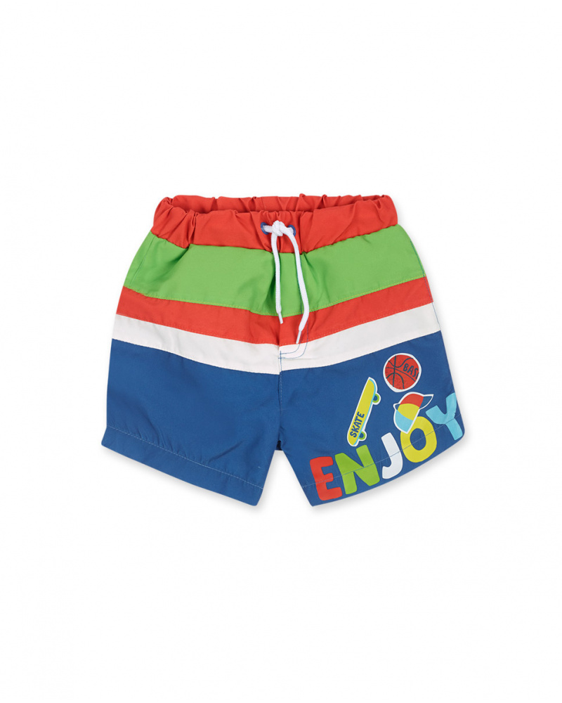 Short de bain rayé garçon Holidays