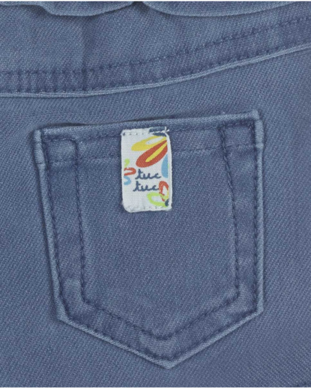 Short en maille bleu pour fille Holidays Short en maille bleu pour fille Holidays