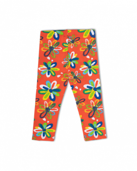 Legging en maille rouge pour fille Holidays Legging en maille rouge pour fille Holidays