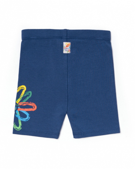 Legging tricot bleu pirate fille Holidays Legging tricot bleu pirate fille Holidays