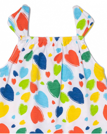 T-shirt en maille imprimé coeurs fille Holidays T-shirt en maille imprimé coeurs fille Holidays