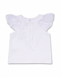 T-shirt en maille blanc pour fille Holidays T-shirt en maille blanc pour fille Holidays