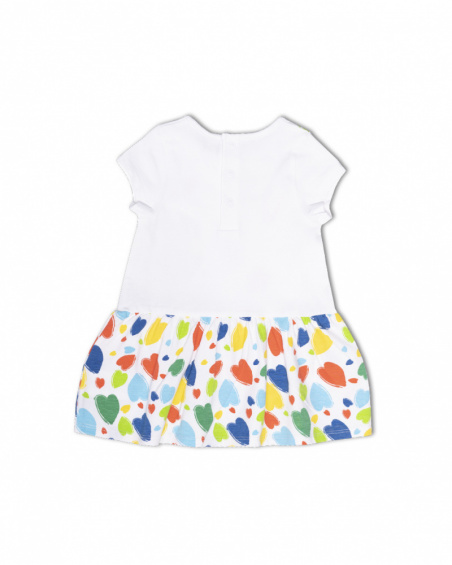 Robe en maille blanche pour fille Holidays Robe en maille blanche pour fille Holidays
