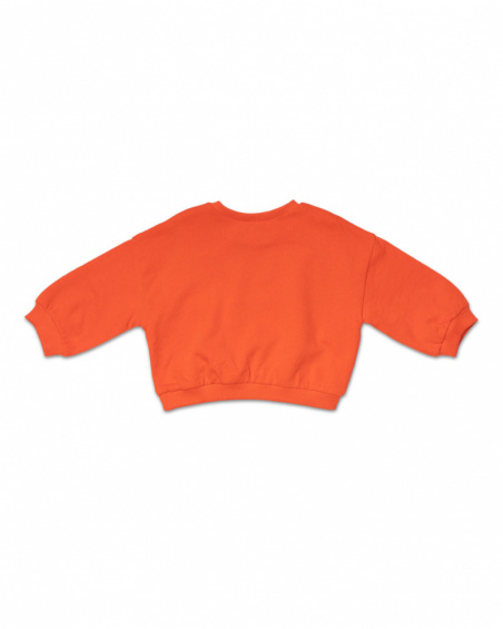 Sweat molleton rouge fille Holidays Sweat molleton rouge fille Holidays