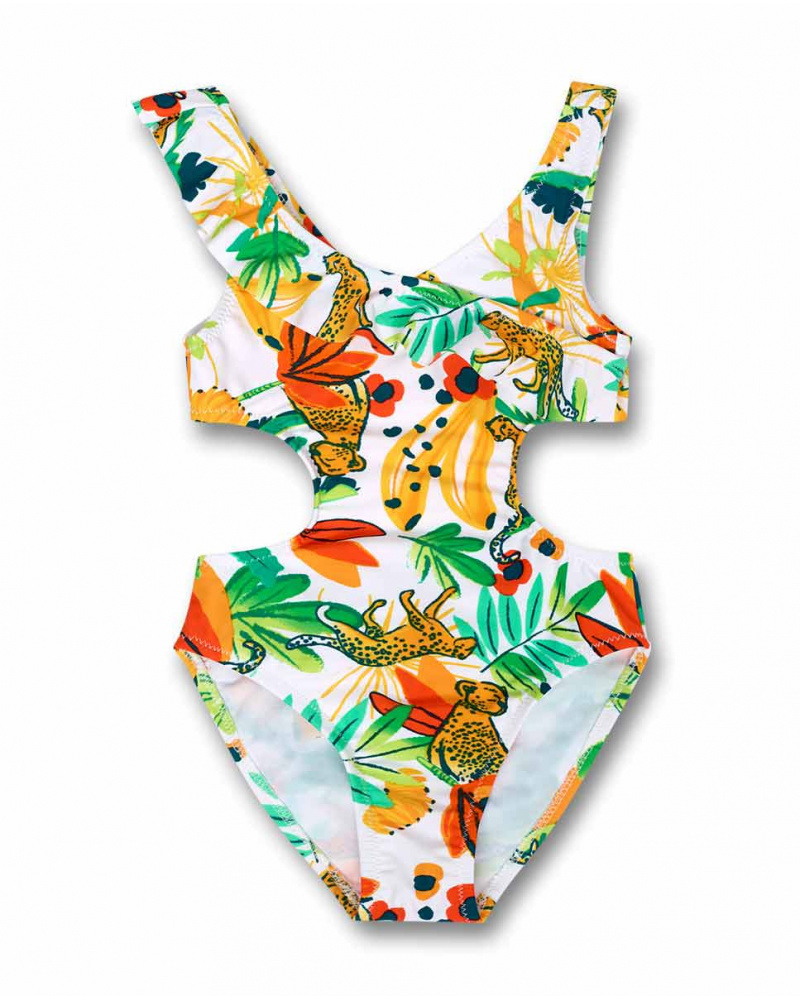 Trikini fille imprimé Tropic Feelings