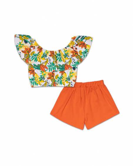 Tenue en maille rouge pour fille Tropic Feelings Tenue en maille rouge pour fille Tropic Feelings