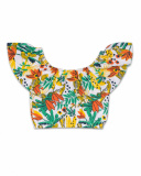 T-shirt en maille imprimé fille Tropic Feelings T-shirt en maille imprimé fille Tropic Feelings
