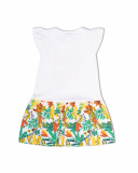 Robe en maille blanche pour fille Tropic Feelings Robe en maille blanche pour fille Tropic Feelings