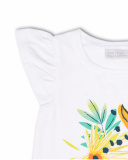 Robe en maille blanche pour fille Tropic Feelings Robe en maille blanche pour fille Tropic Feelings