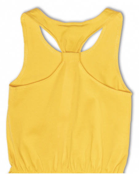 Robe en maille jaune pour fille Tropic Feelings Robe en maille jaune pour fille Tropic Feelings