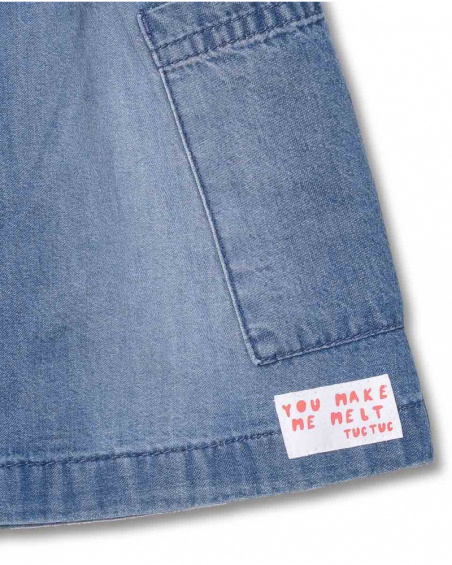 Jupe en jean bleu pour fille Really Sweet Jupe en jean bleu pour fille Really Sweet