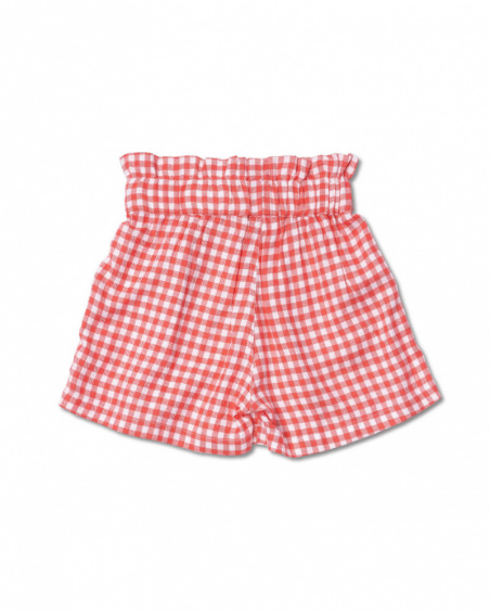 Short en popeline vichy pour fille Really Sweet Short en popeline vichy pour fille Really Sweet