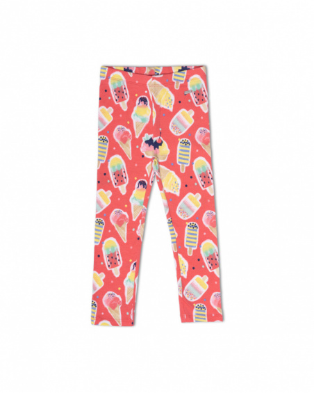 Legging en maille rouge fille Really Sweet Legging en maille rouge fille Really Sweet
