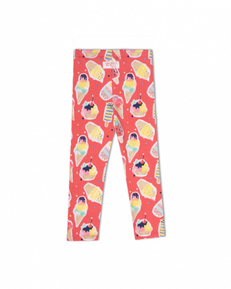 Legging en maille rouge fille Really Sweet Legging en maille rouge fille Really Sweet