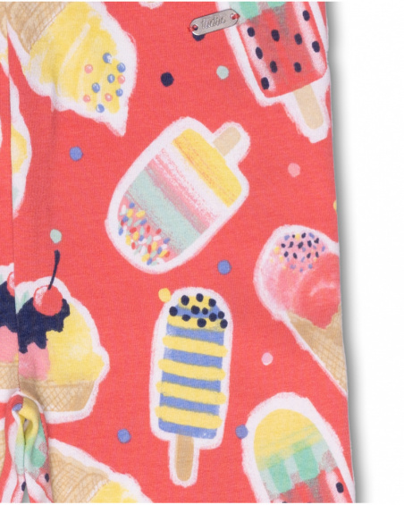 Legging en maille rouge fille Really Sweet Legging en maille rouge fille Really Sweet