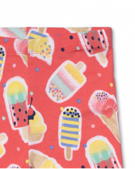 Legging cycliste point rouge fille Really Sweet Legging cycliste point rouge fille Really Sweet