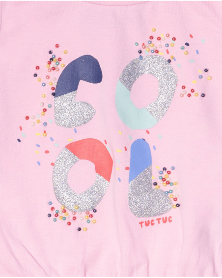 Top en maille rose fille Really Sweet Top en maille rose fille Really Sweet