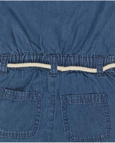 Combinaison en jean bleu pour fille Really Sweet Combinaison en jean bleu pour fille Really Sweet