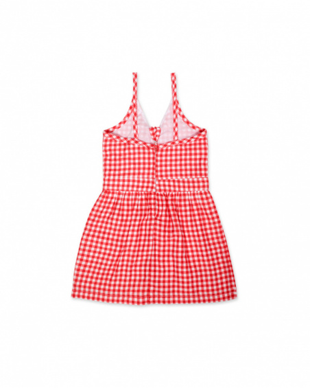 Robe popeline vichy pour fille Really Sweet Robe popeline vichy pour fille Really Sweet
