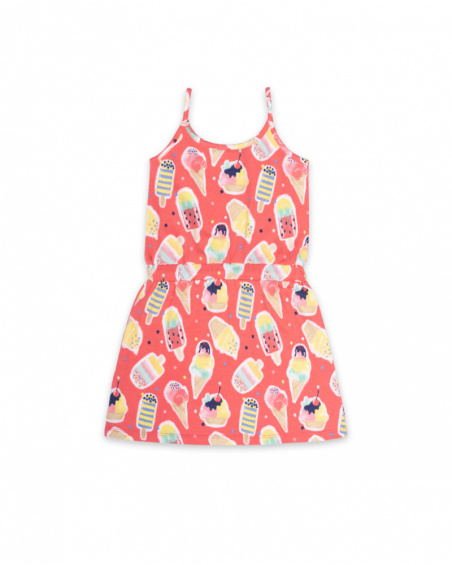 Robe en maille rouge pour fille Really Sweet Robe en maille rouge pour fille Really Sweet