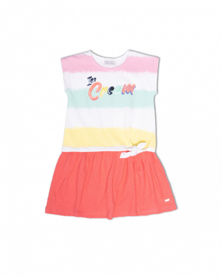 Robe en maille Ice Cream rouge pour fille Really Sweet Robe en maille Ice Cream rouge pour fille Really Sweet