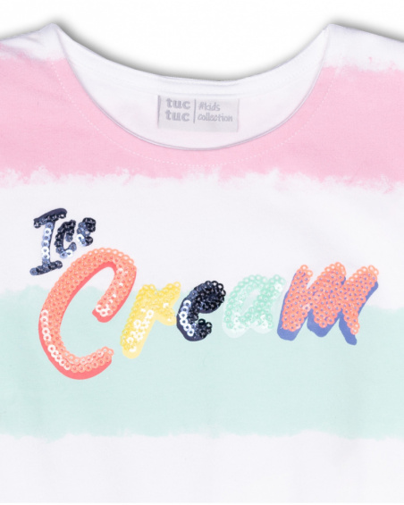 Robe en maille Ice Cream rouge pour fille Really Sweet Robe en maille Ice Cream rouge pour fille Really Sweet
