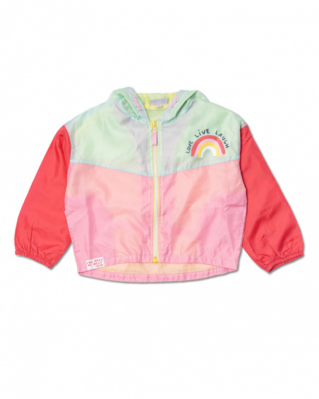Coupe vent vert rose rouge fille Really Sweet Coupe vent vert rose rouge fille Really Sweet