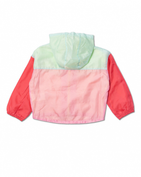 Coupe vent vert rose rouge fille Really Sweet Coupe vent vert rose rouge fille Really Sweet
