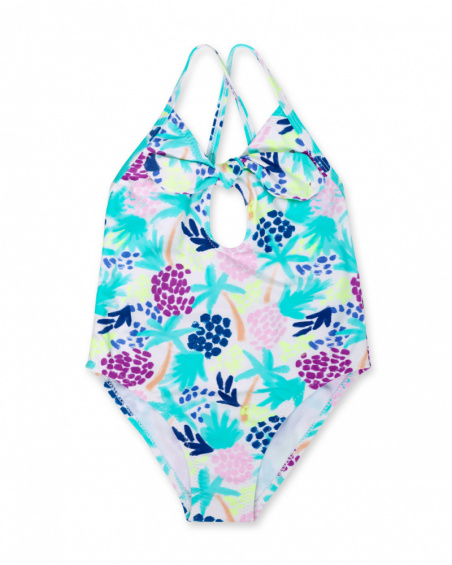 Maillot de bain imprimé fille Malibu Maillot de bain imprimé fille Malibu