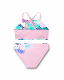 Bikini fille réversible imprimé violet Malibu Bikini fille réversible imprimé violet Malibu