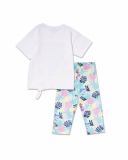Ensemble blanc en maille et imprimé Malibu girl Ensemble blanc en maille et imprimé Malibu girl