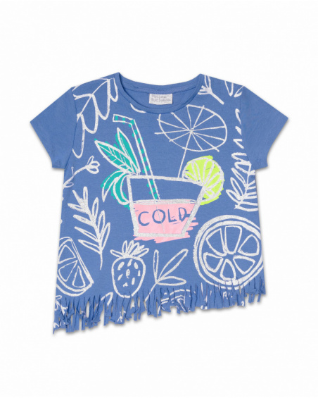 T-shirt en maille violet fille Malibu T-shirt en maille violet fille Malibu