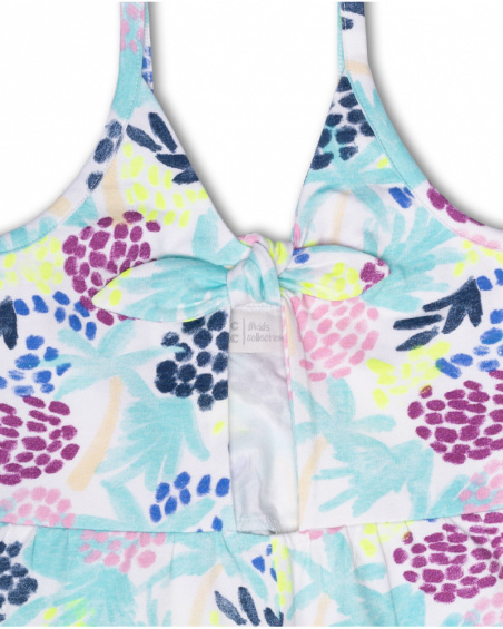 Combinaison fille Malibu en maille imprimée Combinaison fille Malibu en maille imprimée