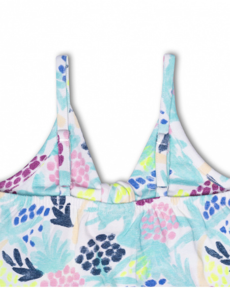 Combinaison fille Malibu en maille imprimée Combinaison fille Malibu en maille imprimée