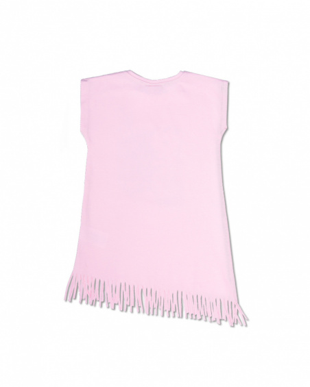 Robe en maille rose fille Malibu Robe en maille rose fille Malibu