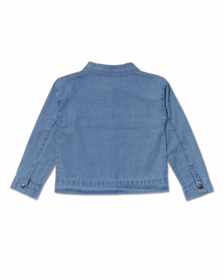 Veste en jean bleue pour fille Malibu Veste en jean bleue pour fille Malibu