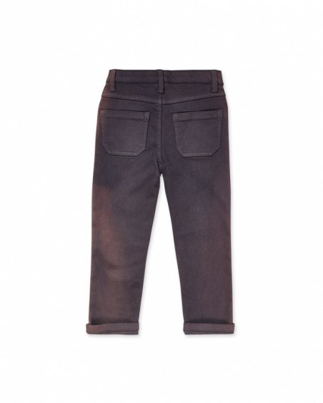 Pantalon en jean garçon Lost Paradise gris Pantalon en jean garçon Lost Paradise gris