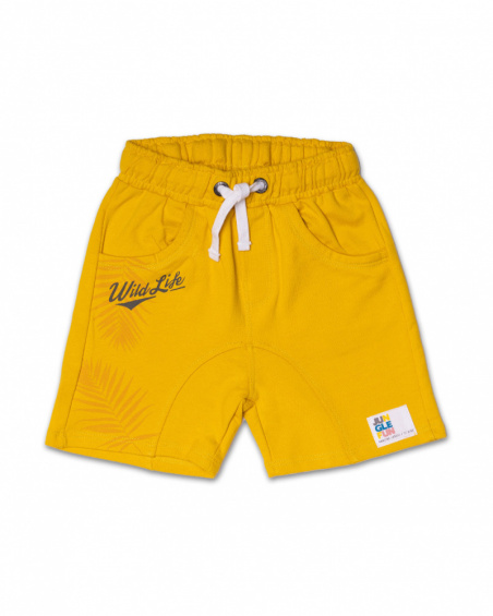 Bermuda peluche jaune garçon Lost Paradise Bermuda peluche jaune garçon Lost Paradise