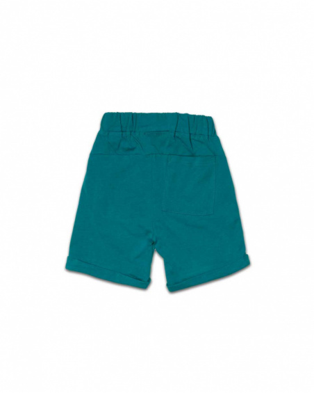 Short bleu en maille garçon Lost Paradise Short bleu en maille garçon Lost Paradise