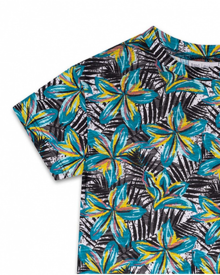 T-shirt garçon Lost Paradise en jersey imprimé T-shirt garçon Lost Paradise en jersey imprimé